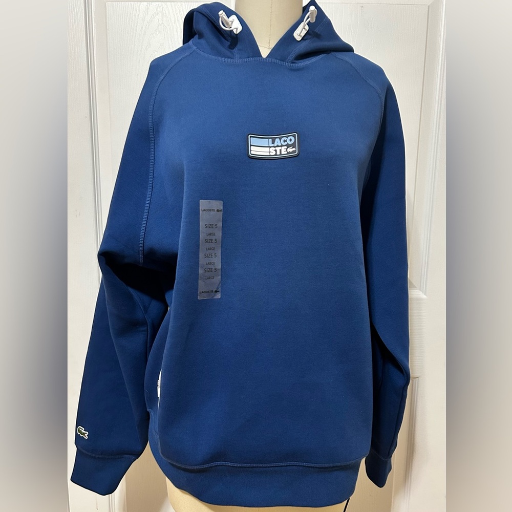 Lacoste Deep Blue Pullover Hoodie